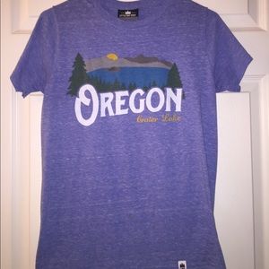 Women’s Blue Oregon Tee
